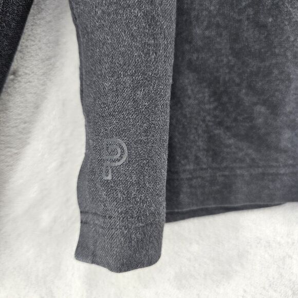 Public Rec Shirt Mens Medium Black Cotton Thermolite Spandex Long Sleeve Flannel - Picture 7 of 7